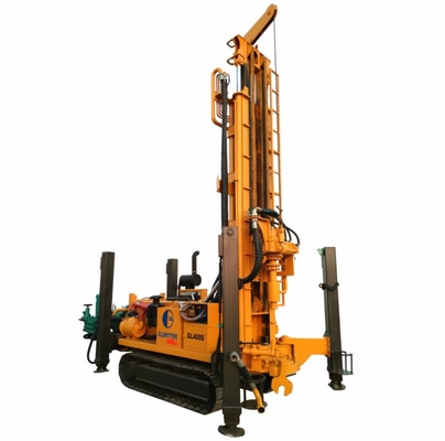 kualitas  400M Borehole Drilling Rig , Water Hole Drilling Machine 92KW Diesel Powered pabrik