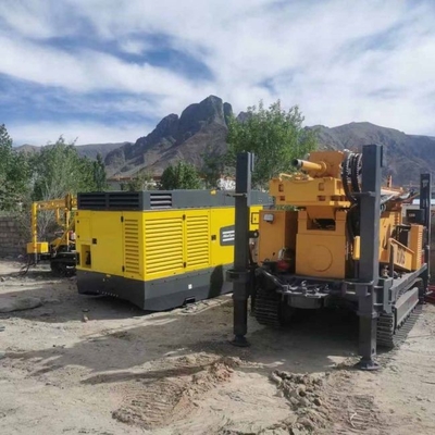 Track Mounted DTH Drilling Machine, Peralatan Pengeboran Lubang Bor Kedalaman 600m
