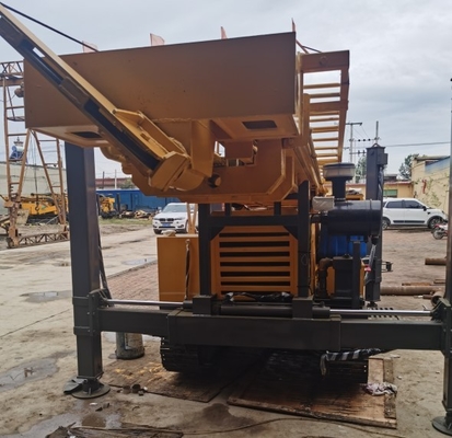 GL350S Sepenuhnya Hidrolik Track Mounted Mesin Rig Bor Lubang Bor untuk Pengeboran 350m