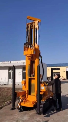 260A 300m Mesin Pengeboran Crawler, Rig Bor Ringkas Untuk Taman Rumah