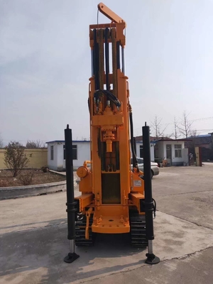 260A 300m Mesin Pengeboran Crawler, Rig Bor Ringkas Untuk Taman Rumah