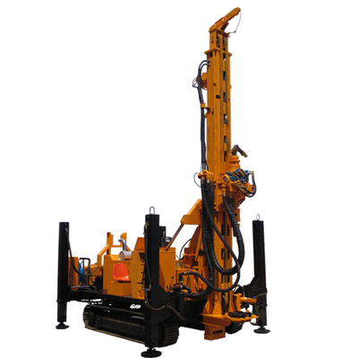 400m Crawler Mounted Drill Rig, Mesin Pengeboran Hidrolik Untuk Sumur Air