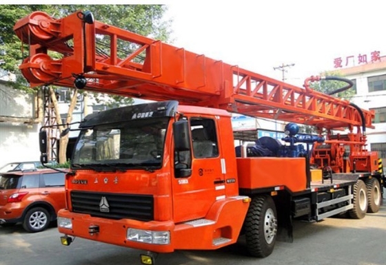 Rotary Truck Mounted Drilling Machine Multifungsi 400m 6X4