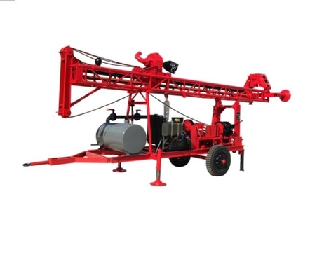 Mesin Bor Air GL-II Borehole Kecil Dengan Tipe Trailer Kedalaman 200m