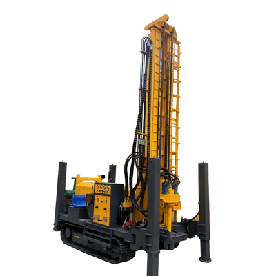 Crawler Gl350s Water Well Drill Rig 350m kedalaman 105-325mm diameter lubang