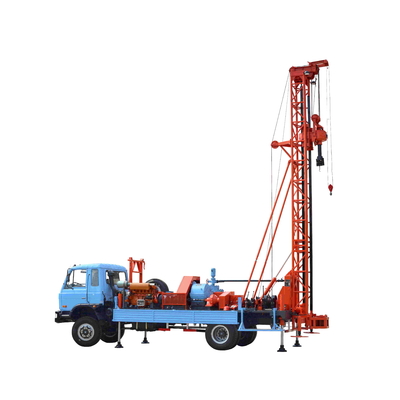 95kw 400m Rig Bor Sumur Air Dalam, Jenis Truk Peralatan Pengeboran Lubang Bor Air