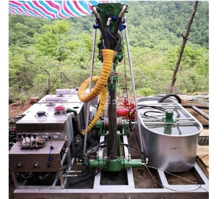 Rig Pengeboran Eksplorasi Seluler Kecil Ringan Kedalaman 1404m