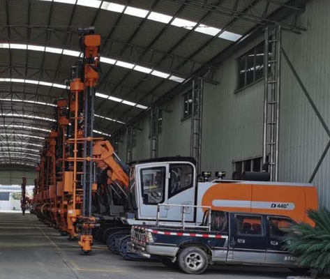 Rig Bor Batu Industri, Peralatan Pengeboran Terintegrasi Dengan Kompresor Udara