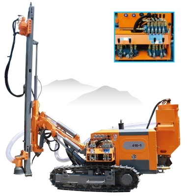 DTH Down The Hole Hammer Drill Rig Crawler Jenis Pneumatik Untuk Batu