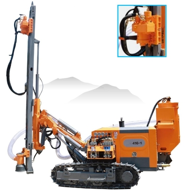 DTH Down The Hole Hammer Drill Rig Crawler Jenis Pneumatik Untuk Batu