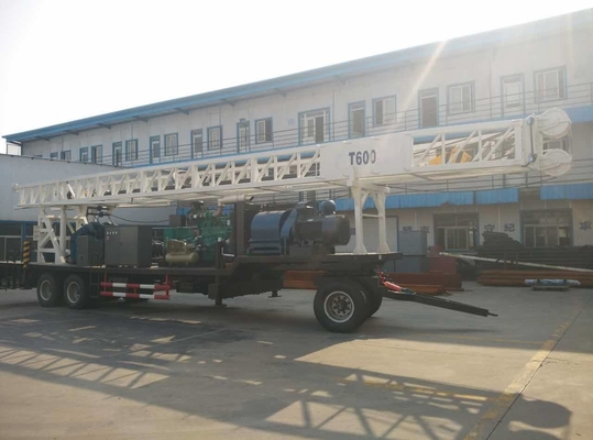 Trailer Mounted Hidrolik Rotary Rig Untuk Pengeboran Sumur Air Sumur