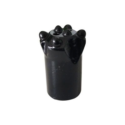 Alat Rig Pengeboran Pertambangan Bit Tombol 40mm 6 Pin 7 Pin 7 Derajat