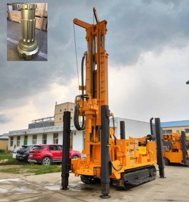Rig Pengeboran Udara Tipe Crawler Untuk Pengeboran Casing Lubang Besar 800m