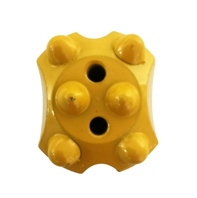 40mm 6 Tombol 7 tombol Meruncing 7 Derajat Tombol Bits Alat Rig Pengeboran untuk Penambangan