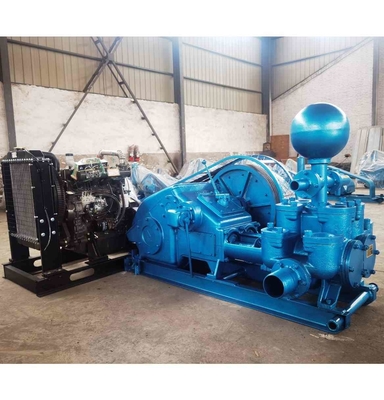 BW850/2 Pompa lumpur portabel pengeboran 600-850 L/Min Tingkat aliran teoritis