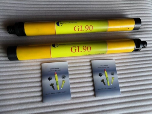 GL90 Dth Hammer Rock Blasting Water Well Drilling Tekanan udara rendah