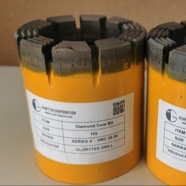 Bit Inti Berlian Hard Rock Diresapi Untuk Pengeboran Coring Wireline