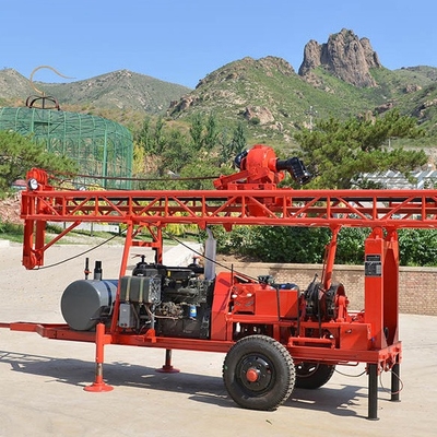 Mesin Bor Air GL-II Borehole Kecil Dengan Tipe Trailer Kedalaman 200m
