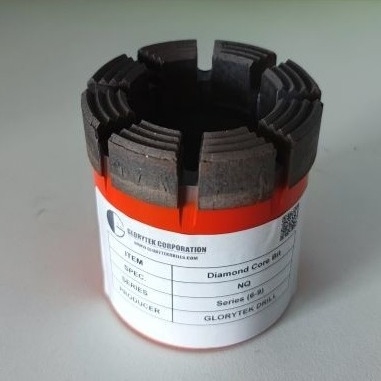 Bits inti berlian yang terimpregnasikan dengan kabel Alat pengeboran Mudah Mengumpulkan operasi sampel