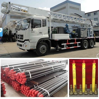 Mesin Rig Bor 400m Dipasang Pada Chassis Truk Dongfeng 6×4