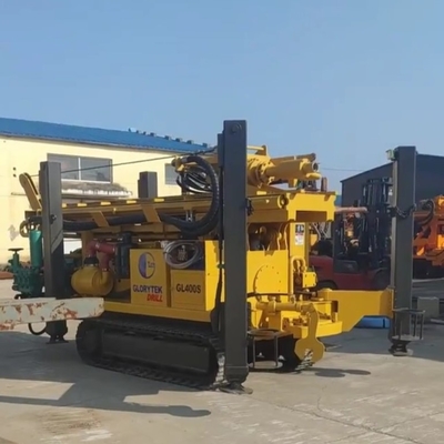 diesel Gl400s 400m Mesin Rig Bor Sumur Air Dth Sasis Jalur Baja Hidraulik