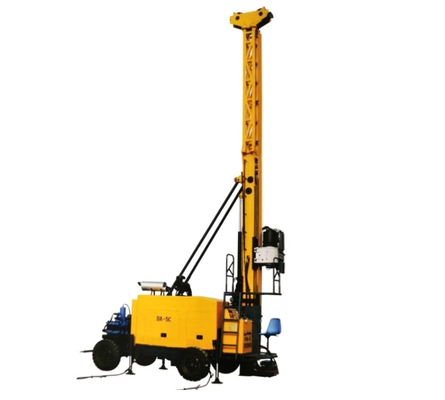 GLDX-5C Trailer Hidrolik Rig Pengeboran Eksplorasi Mineral Pengambilan Sampel Geoteknik