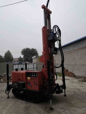 Borehole GL-180R 180 Meter Rig Bor Sumur Air Karet Crawler Hidraulik Penuh