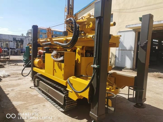Formasi Lunak Hard Rock Drilling Machine 400m Deep Project Crawler