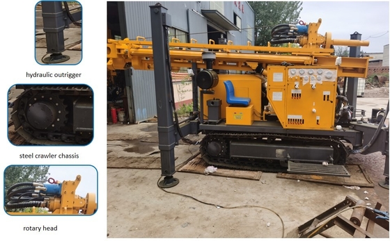 CE GL300S 77KW 330m Kedalaman Rig Pengeboran Panas Bumi