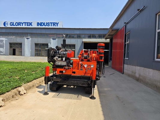 GLXY-2T Rig Pengeboran Eksplorasi Crawler Tipe 300m 400m 500m
