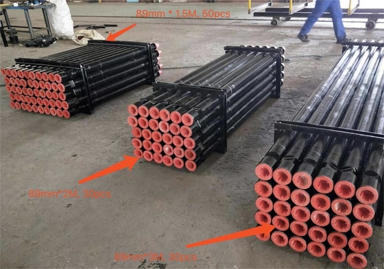 Thread Connector Water Well Drilling Pipe Untuk Blast Hole Drill