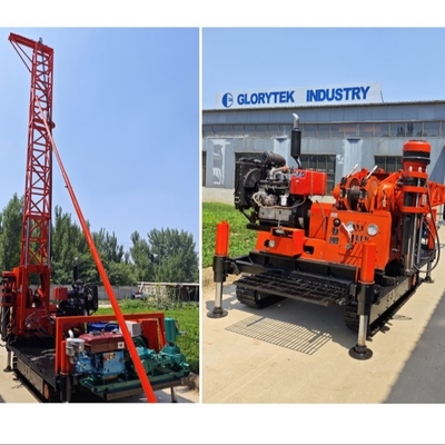 Rig Pengeboran Eksplorasi Khusus 150-300m Dengan Sasis Perayap