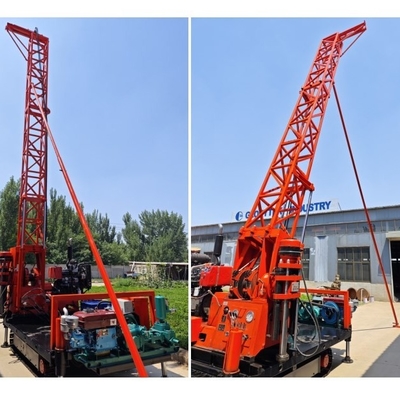 Rig Eksplorasi Berlian Sampel Geologi 100m 150m 200m 300m Pengambilan Sampel Lubang Miring