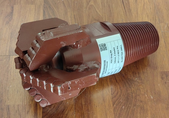 145mm Pdc Drag Bit Teeth Bor di formasi batu atau sumur air