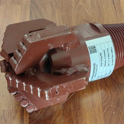 145mm Pdc Drag Bit Teeth Bor di formasi batu atau sumur air