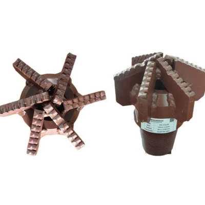 Bentuk Lembut Polikristalin Berlian Pengeboran Bits 225mm Diameter 6 Sayap