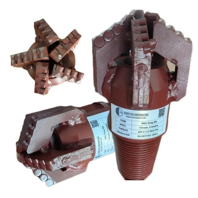 Scraper Bentuk Seret Bor Bit 75/91/113/133/153/171mm Untuk Formasi Lembut