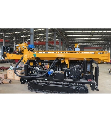 Crawler Chassis Full Hydraulic Exploration Drilling Rig Glxd-4 Untuk Sampling Batu dalam