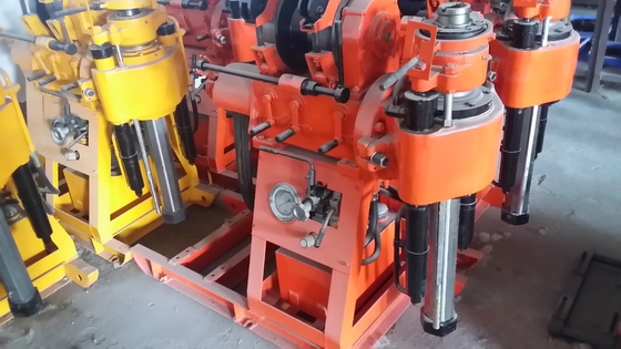 XY-1A 100/180m Jeroan Mesin Bor Rig Diameter Lubang Asli 150mm / Diameter Lubang Akhir 75/46mm