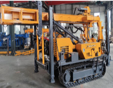 Gdl-350 Top Drive Drill Rig 300m kedalaman 152-203mm lubang pengeboran
