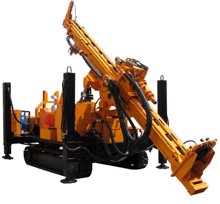 GLF500 280m Kedalaman Rc Bor Rig 110-305 Lubang Diameter Mesin Diesel Mengemudi