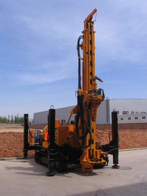 GLF500 280m Kedalaman Rc Bor Rig 110-305 Lubang Diameter Mesin Diesel Mengemudi