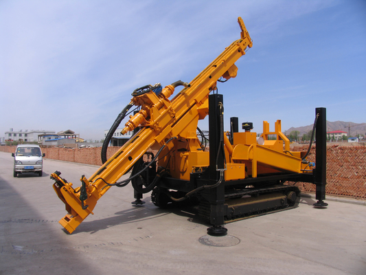 GLF500 280m Kedalaman Rc Bor Rig 110-305 Lubang Diameter Mesin Diesel Mengemudi