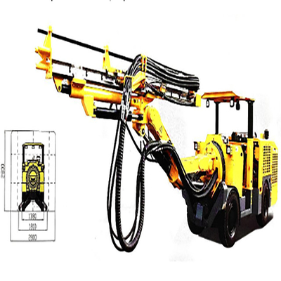 Rock Jumbo Drill Rig Mesin Single Boom Model CYTJ45D