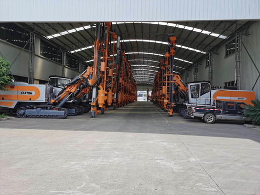 D460A Tekanan Tinggi DTH Rock Drill Rig untuk Pertambangan dengan mesin diesel 264KW
