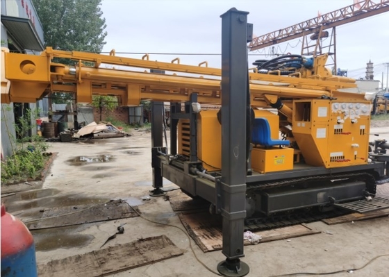 330m Crawler Pneumatic Rotary Air Well Drilling Rig Kompresor Udara Mesin Pengeboran Air Well