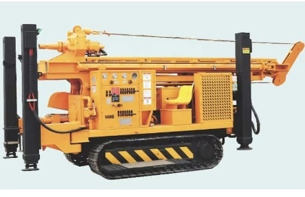 Hot Sale Mesin Diesel Top Hammer Hydraulic Rotary Water Well Drill Rig Dengan kedalaman pengeboran 500m