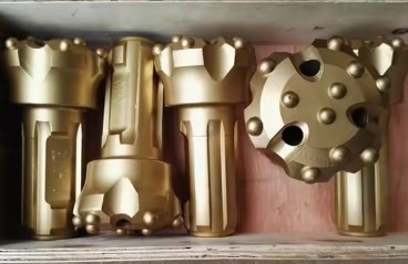 Pabrik Jual Tekanan Rendah 110mm DTH Bor Bit Untuk Downhole Pengeboran