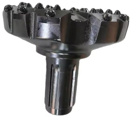 GL110 Pengeboran DTH Hammer Carbide Bor Bit untuk Low Pressure Air Drilling Rig Tools