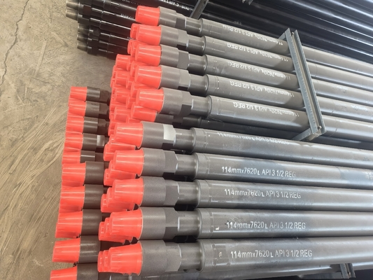 Pipa Bor Berkualitas Tinggi T4 Drill Rod DTH Stem Pengeboran Dan Tabung Untuk Pengeboran Sumur Air